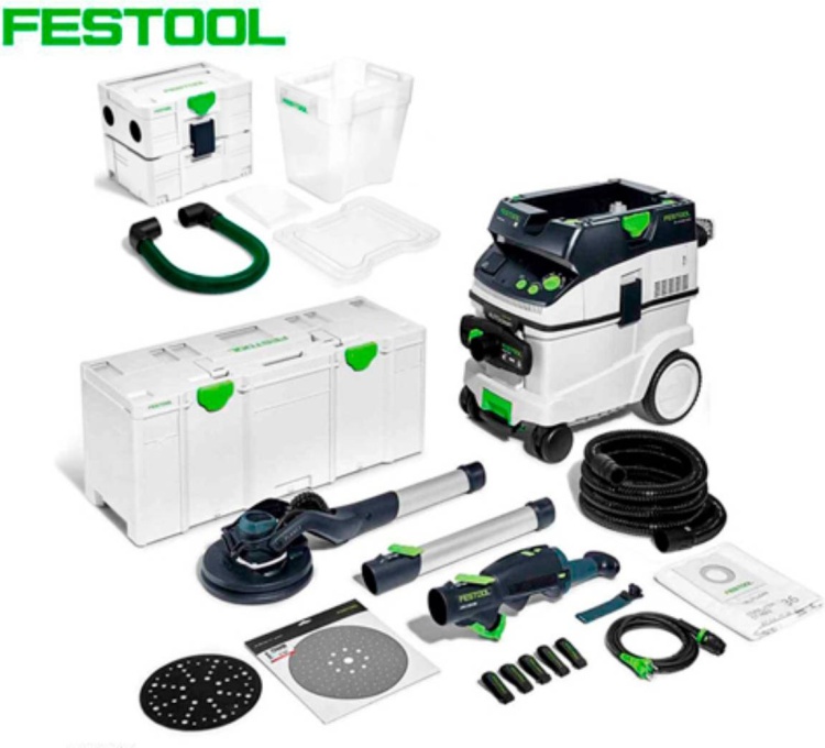Комплект для маляров Festool: PLANEX 2, пылесос 36 л и циклон